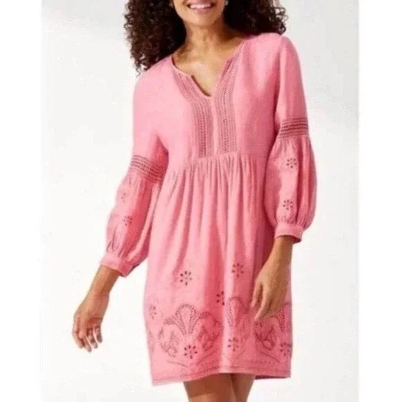 Tommy Bahama | Dresses | Tommy Bahama St Lucia Dress Small Pink Linen Blend Babydoll Coverup Eyelet Boho | Poshmark Tommy Bahama | Dresses | Tommy Bahama St Lucia Dress Small Pink Linen Blend Babydoll Coverup Eyelet Boho | Poshmark